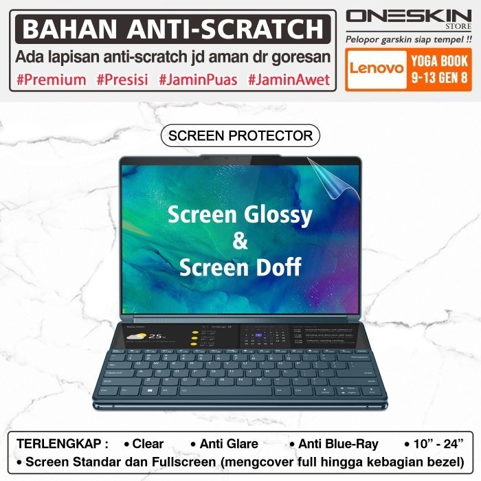Terlaris Pelindung Screen Protector Lenovo Yoga Book 9 9i-13 13IRU8 Gen 8 Doff SALE