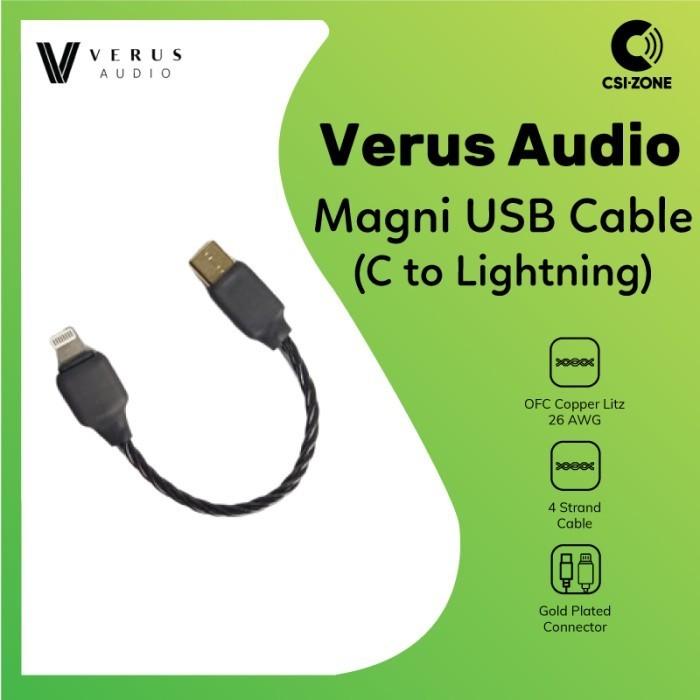 Verus Audio Magni 4 Usb C To Lightning Connector Cable