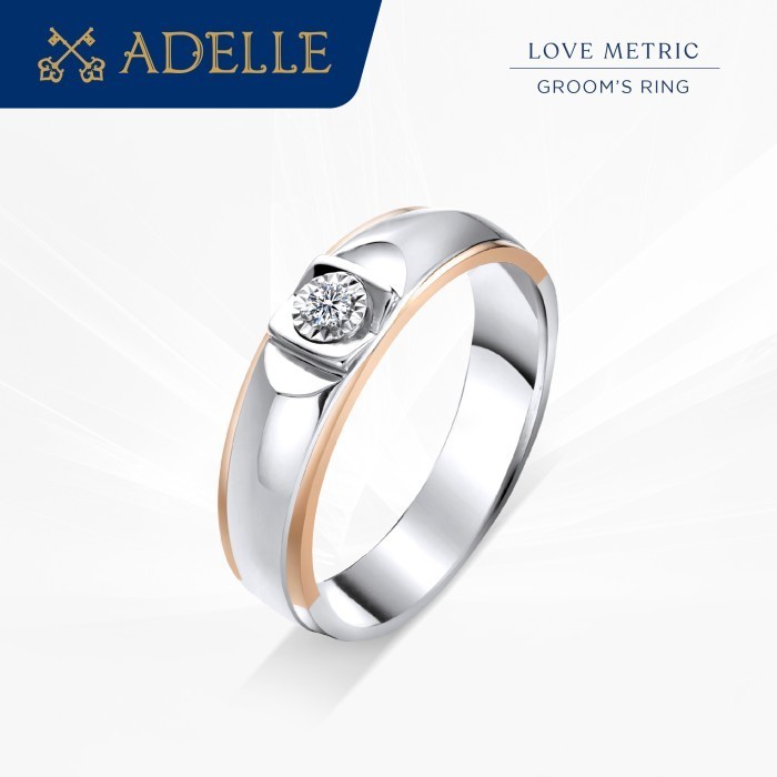 Cincin Pernikahan Adelle Jewellery - Adw1803015 - Groom