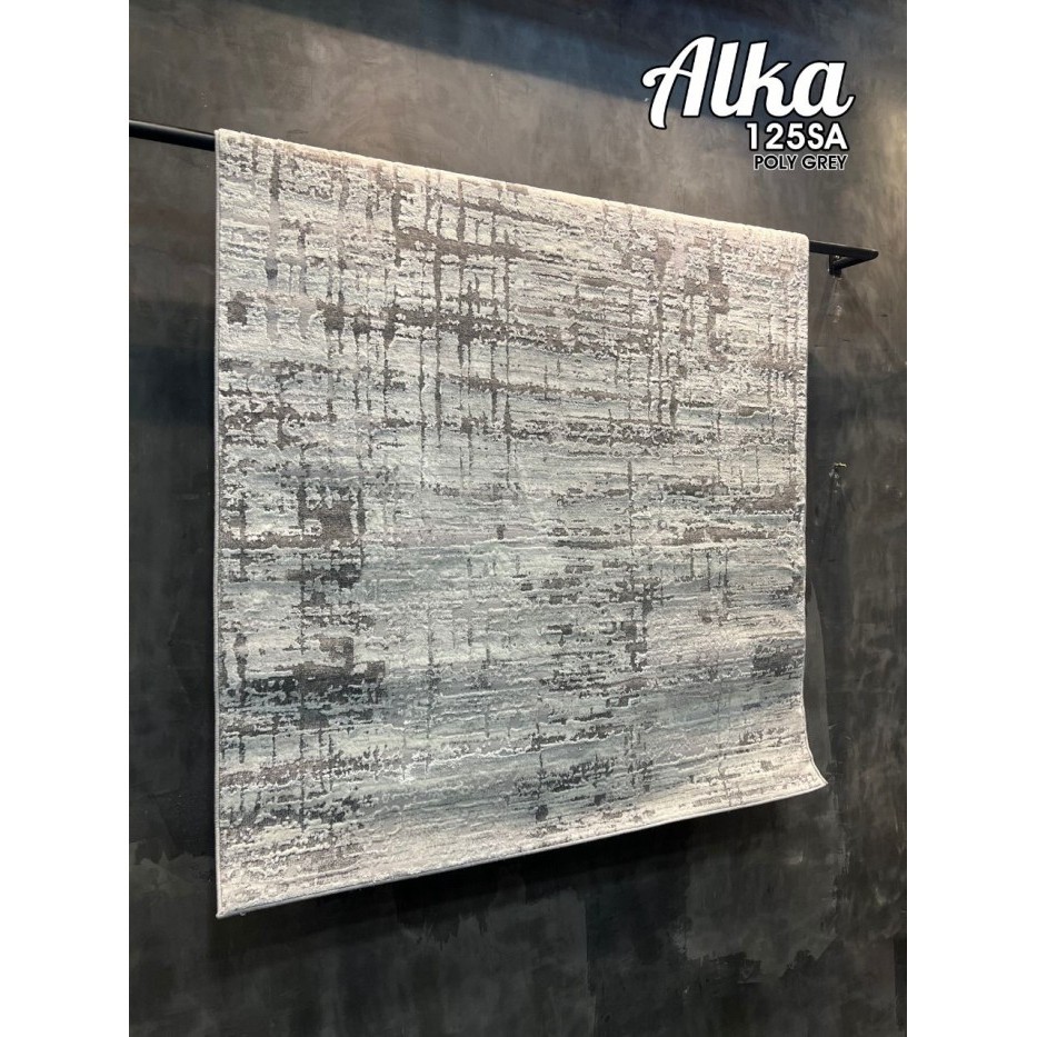 Karpet Vintage Minimalis Abstrak Alka Impor Turki - 100X150 Cm