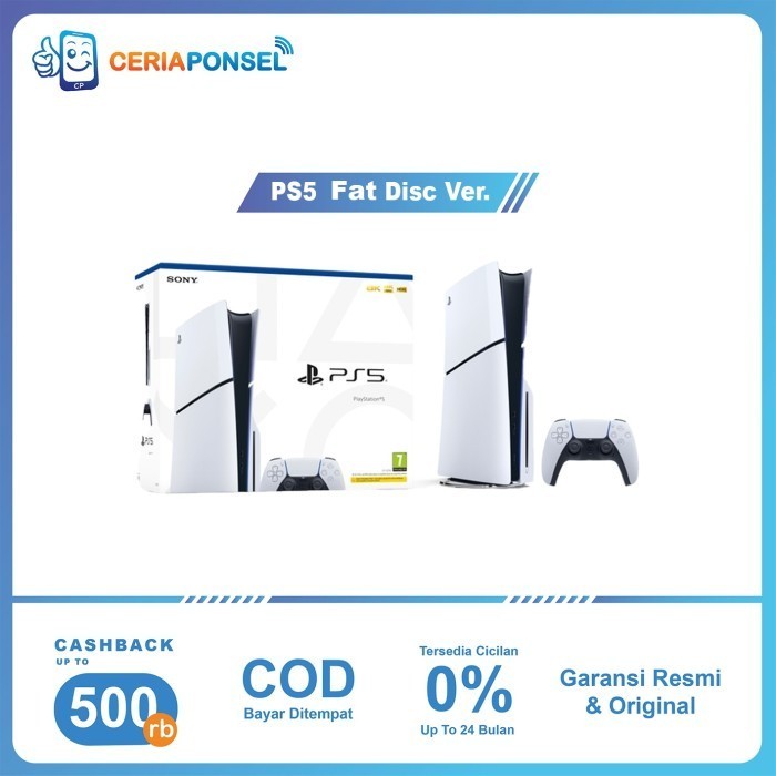 Ps5 Playstation5 Disc / Digital Version Garansi Resmi Sony Indonesia