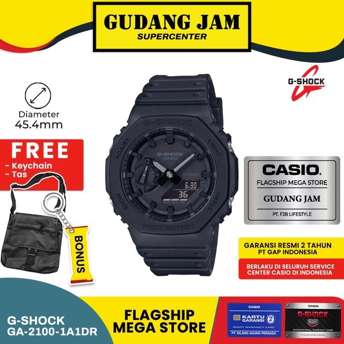 Gshock Ga-2100-1A1Dr Ga-2100 Ga2100 Garansi Resmi 2 Tahun
