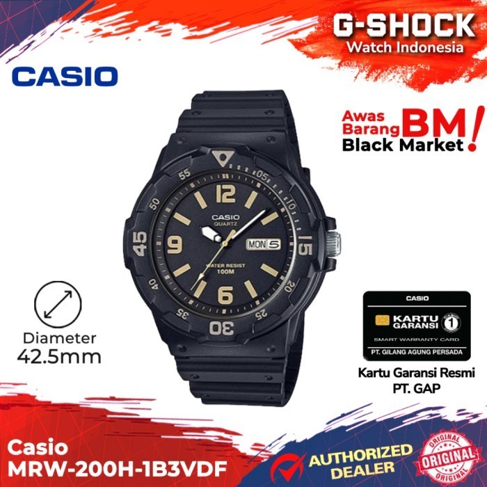 Casio General Mrw-200H-1B3Vdf Mrw-200H Mrw-200 Mrw200H Mrw 200H