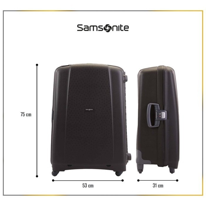 Samsonite Koper Hardcase Aeris Comfort Large 28 Inch - Black