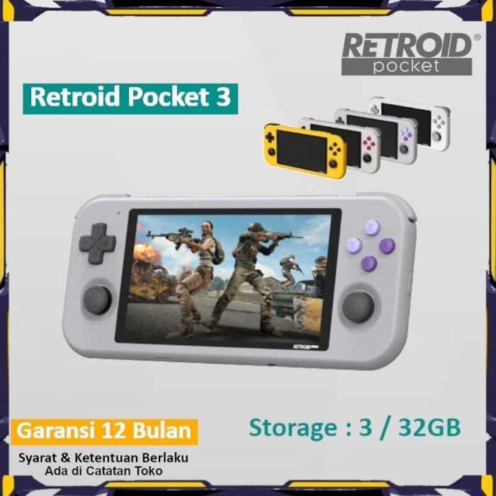 Retroid Pocket 3 Handheld Retro Gaming System