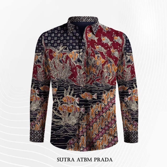 Kain Batik Tulis Sutra Atbm Baron Merah 321Jg