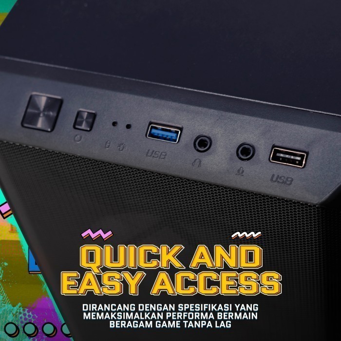 Imba Cheapshot Pc I5-10400F Rtx 3050 8Gb Rakitan Gaming Pc