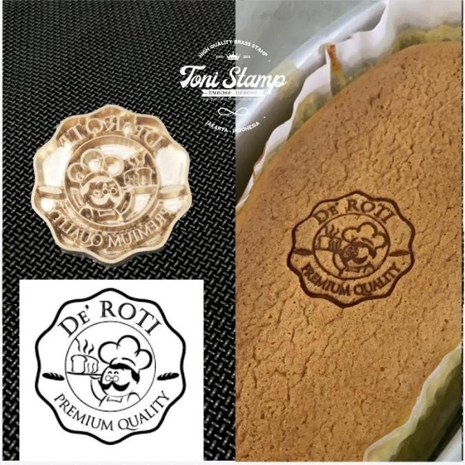 Terbaru Hot Stamp Kue /Cetakan Logo Kue/Custom Hot Stamp Cake Custom Gegegona