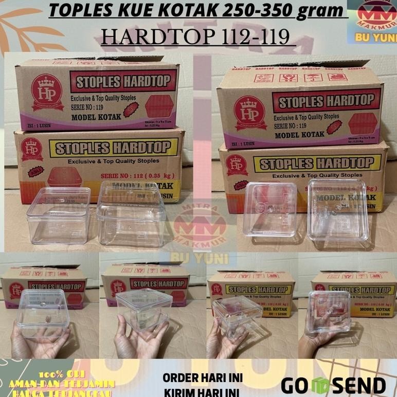 READY  SALE TOPLES KUE KOTAK 250-350 GRAM TOPLES HARDTOP 112 - 119 TOPLES KUE KERING LEBARAN