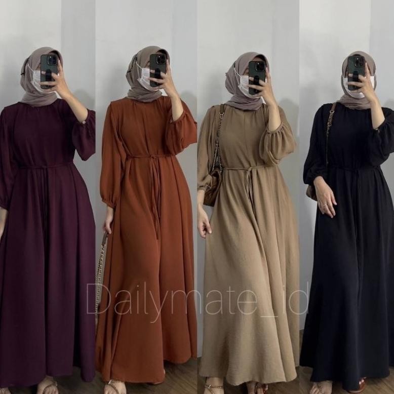 READYY STOCK >>> RA LD 110 & LD XXL 130 JUMBO DRESS MAXY GAMIS CRINGKEL AIRFLOW / BUSANA MUSLIM / DR