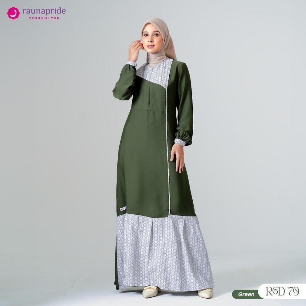 RAUNA - RAUNA GAMIS DEWASA RGD 79 - GAMIS RAUNA MOTIF TERBARU 2024 VIRAL