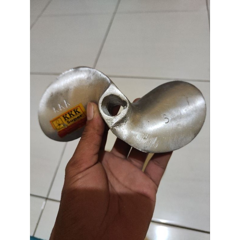 Baling alminium D2X5 as¾ (as19mm) untuk perahu nelayan as ketinting 5pk 5,5pk 6pk