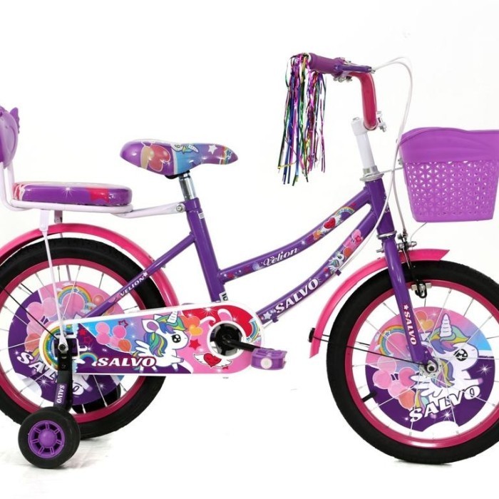 sepeda anak perempuan 12 inchi centrum little ponny anak 3 tahun