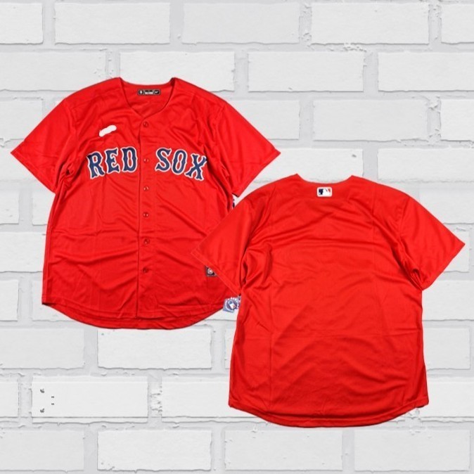 Baju Jersey Baseball Mlb Boston Red Sox Merah Red Quality
