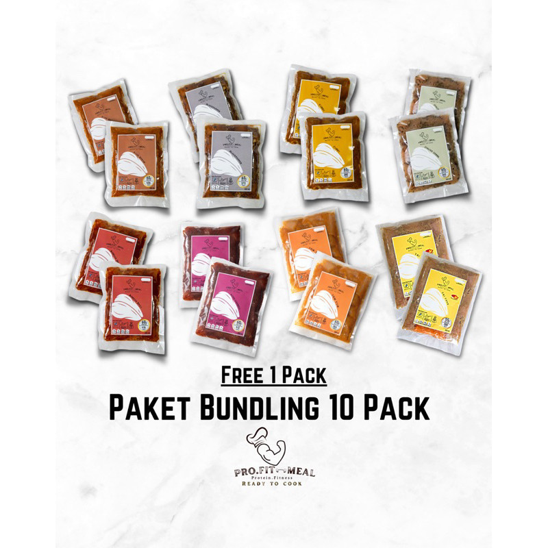 

Profitmeal Dada Ayam Marinasi Bundle 10Pack - Dada Ayam Diet - Ayam Siap Masak - Dada Ayam Fillet -