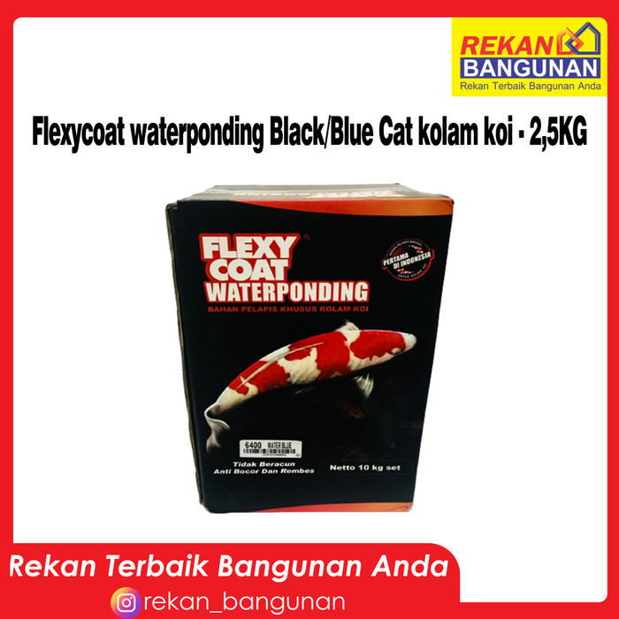 FLEXYCOAT WATERPONDING BLACK/BLUE CAT KOLAM KOI