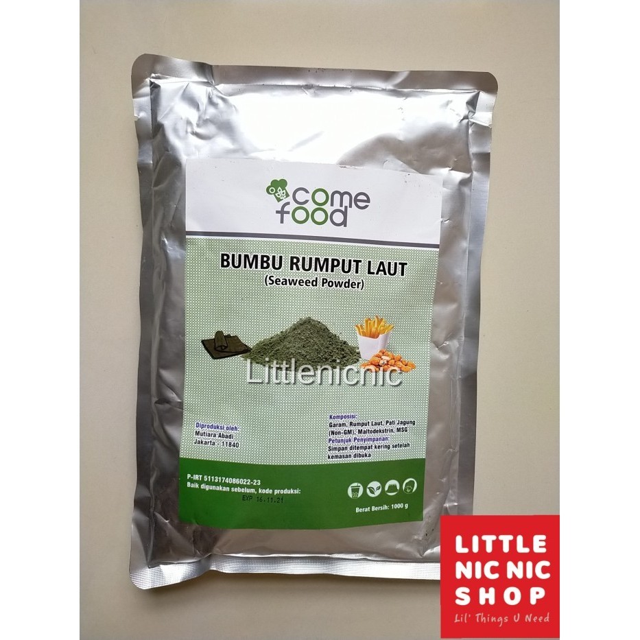 

Come Food Bumbu Tabur Rumput Laut Seaweed Seasoning Powder