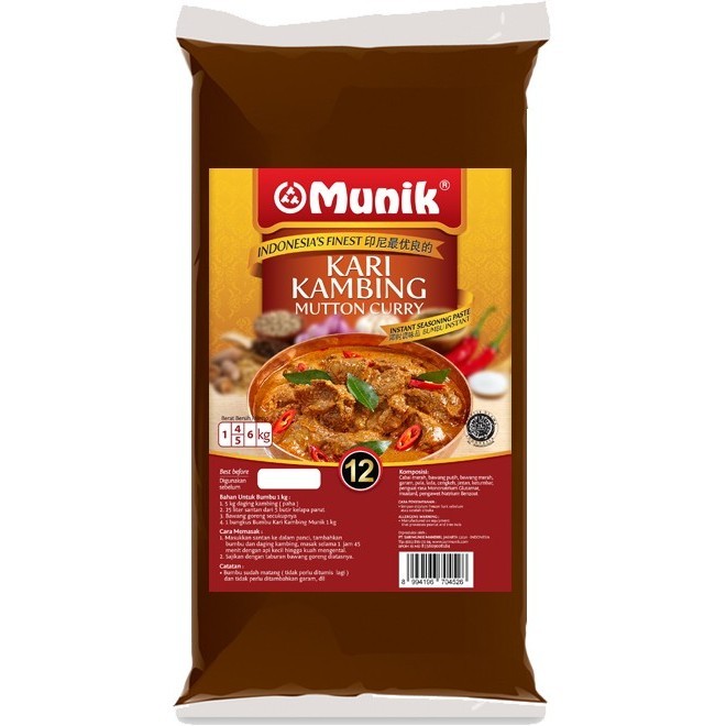 

Bumbu Munik Kari Kambing - 1000Gr