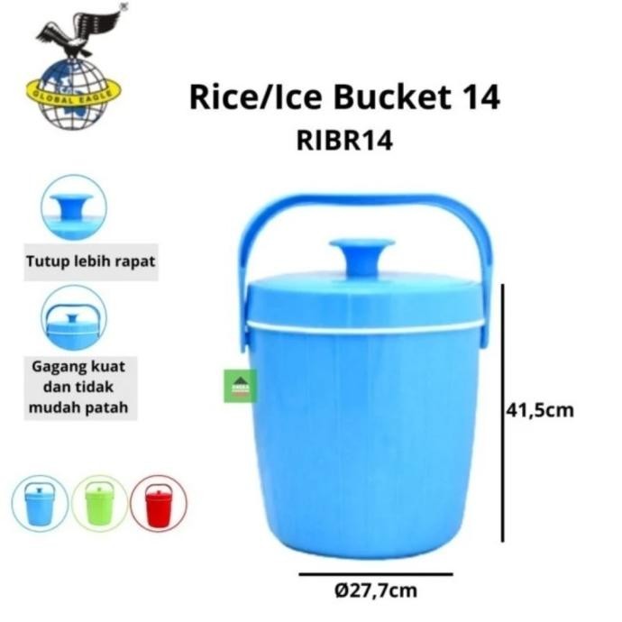 Rice Bucket/Ice Bucket/Termos Nasi/Termos Es Maspion 14 Liter Maspion