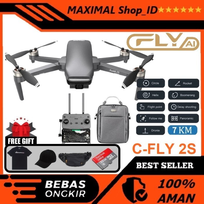 New CFLY Faith 2S C-FLY Faith 3-axis Gimbal 4K HD Camera FPV Drone