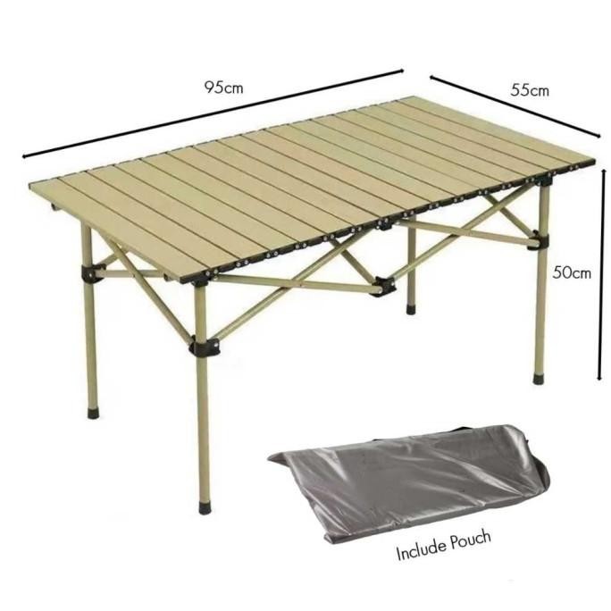 Kursi meja camping set outdoor - kursi lipat outdoor 1 set - meja set