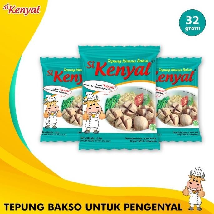 

SiKenyal Tepung Untuk Bakso 32gr