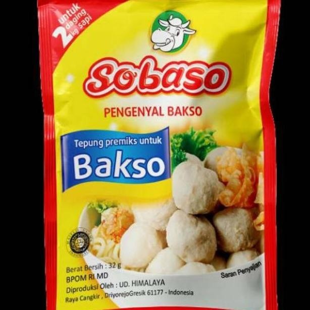 

Pengenyal Bakso SOBASO Tepung Premiks Untuk Bakso 32 gram