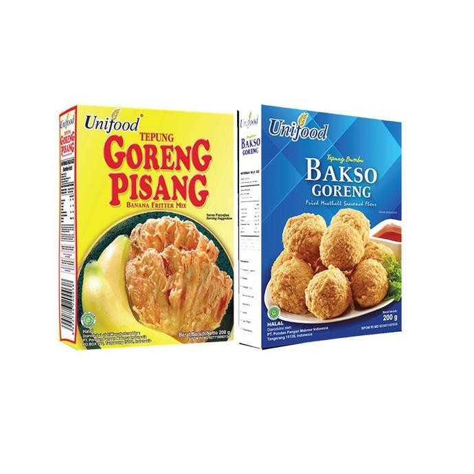 

UNIFOOD TEPUNG PISANG GORENG / BAKSO GORENG 200gr