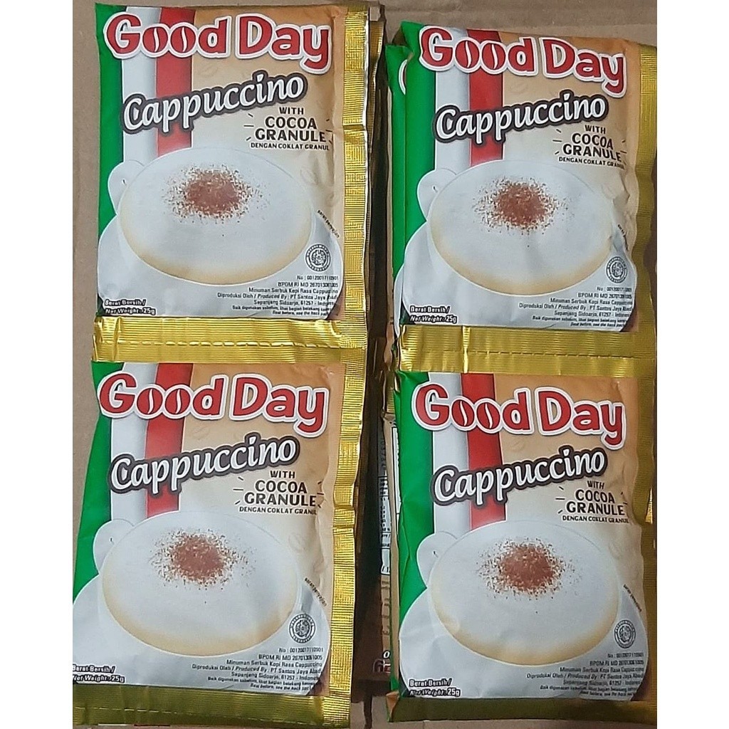 

Good Day Cappuccino 10 Sachet 25 gr