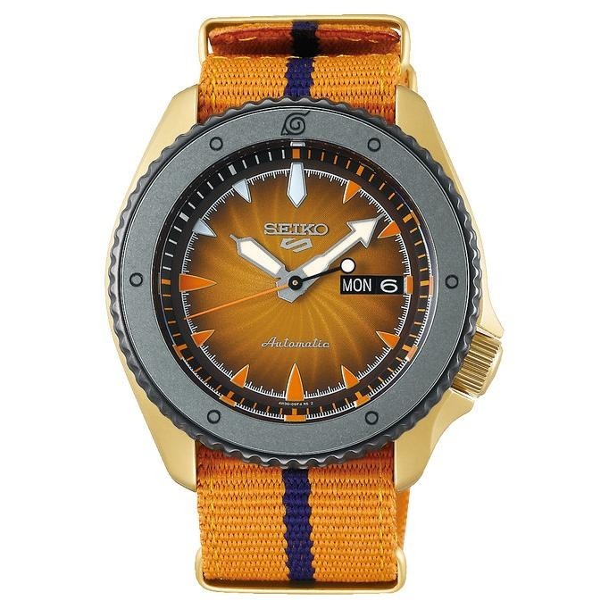 Jam Tangan Seiko Naruto Pria SRPF70 SRPF70K1 Naruto Edition Original