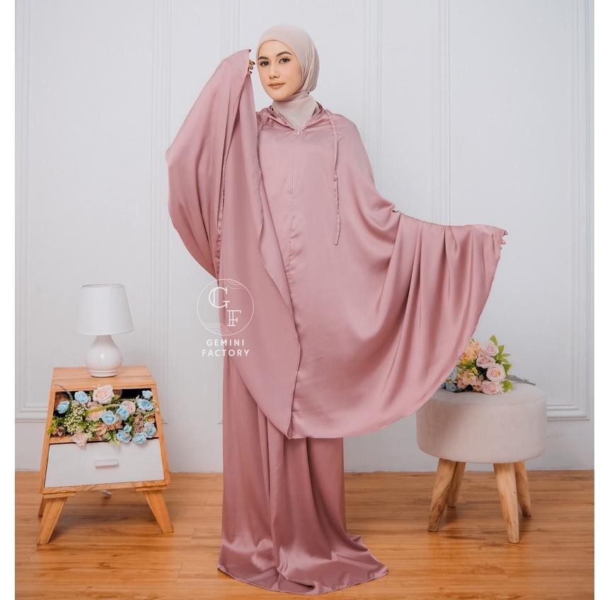 Promo Ramadhan Mukena Travel Mini Mukena Amarra Silk Premium Mukena Plain Silk Termurah