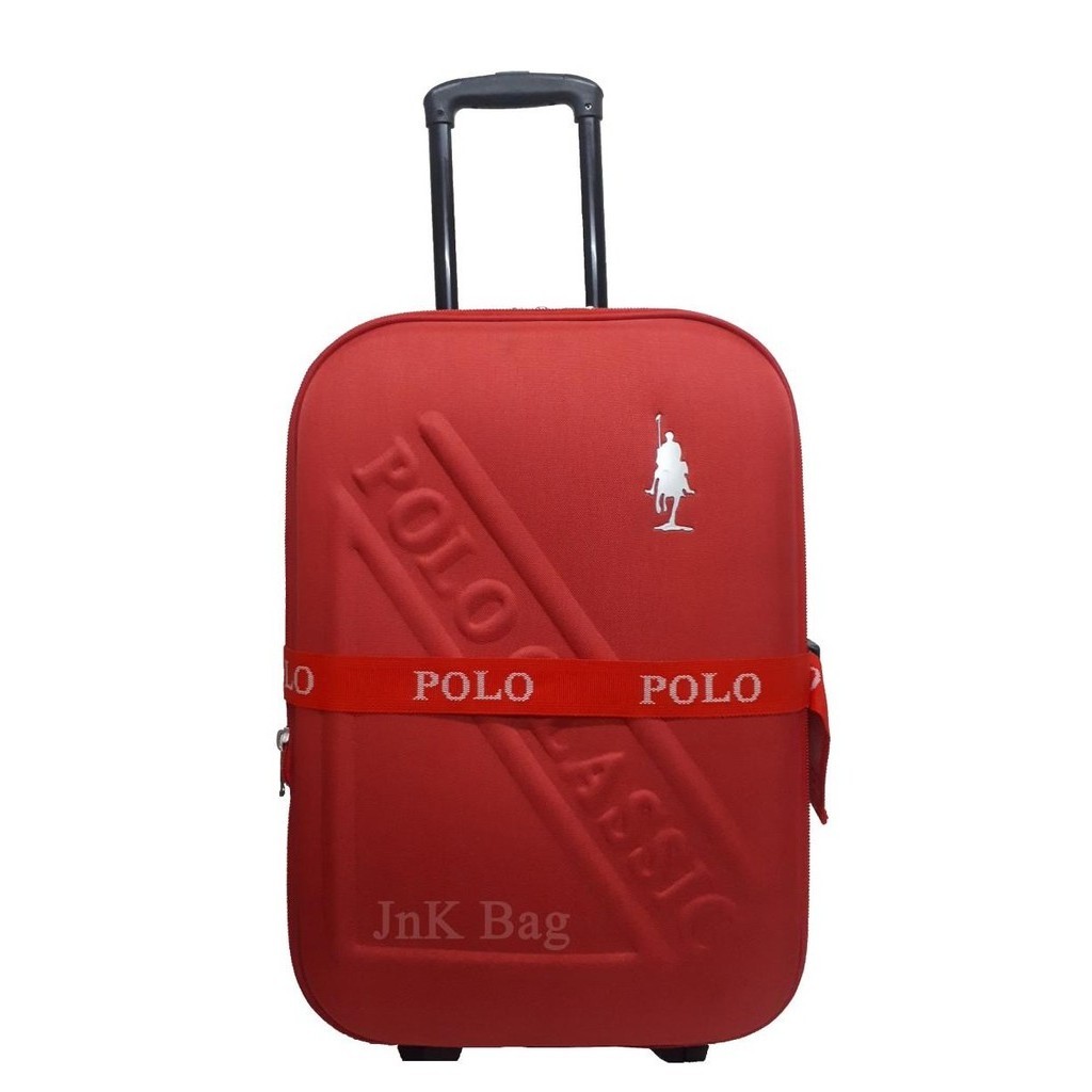 Koper Polo Classic Ukuran 20 Inch Bahan Kain Emborse