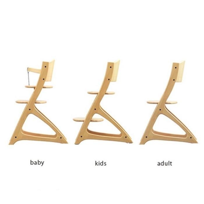 Yamatoya Sukusuku Plus Table / Kursi Makan Anak Kayu / Baby High Chair