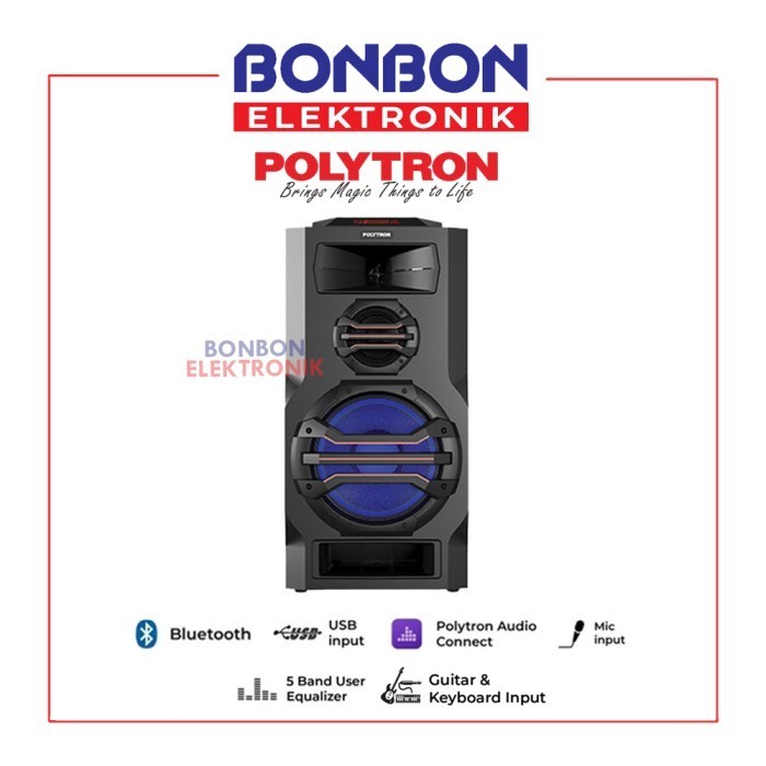 Polytron Speaker Portable Bluetooth Pas 12Sa15 / Pas12Sa15