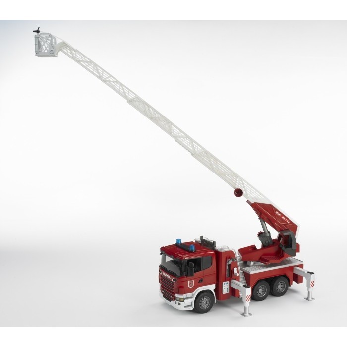 Bruder 3590 Scania R-Series Fire Engine W/ Water Pump - Mainan Anak