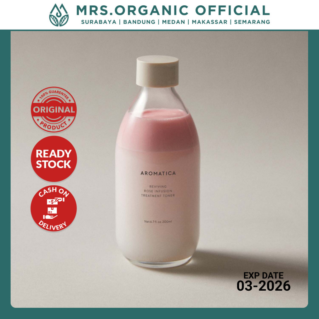 Aromatica Reviving Rose Infusion Treatment Toner 200ml