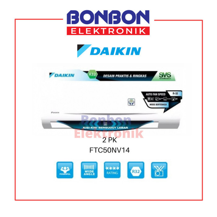 Daikin Ac 2Pk Ftc 50 Nv14 / 2 Pk Ftc50Nv14 Thailand