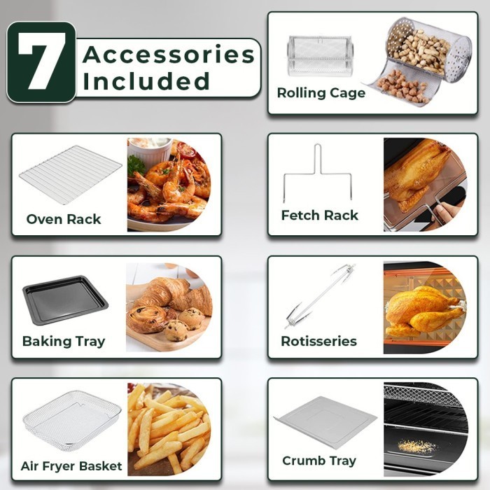 Rb Air Fryer Oven Multi Fungsi Rfo-D900W