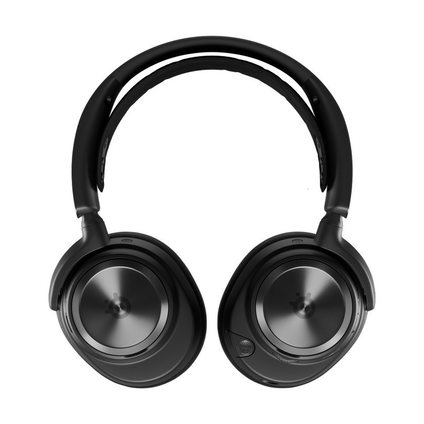 SteelSeries Arctis Nova Pro Wireless - Headset Over-ear dengan ANC dan Mikrofon Boom, Hitam/Putih