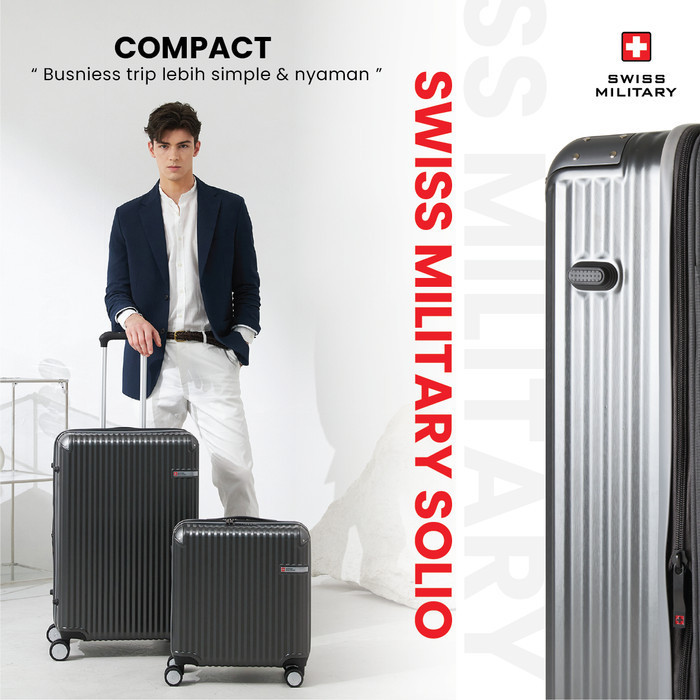 Swiss Military Solio Travel Luggage 18" & 26" - Tas Koper