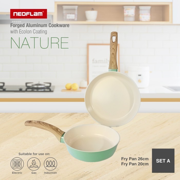 Neoflam Nature Set / Panci Keramik Induksi