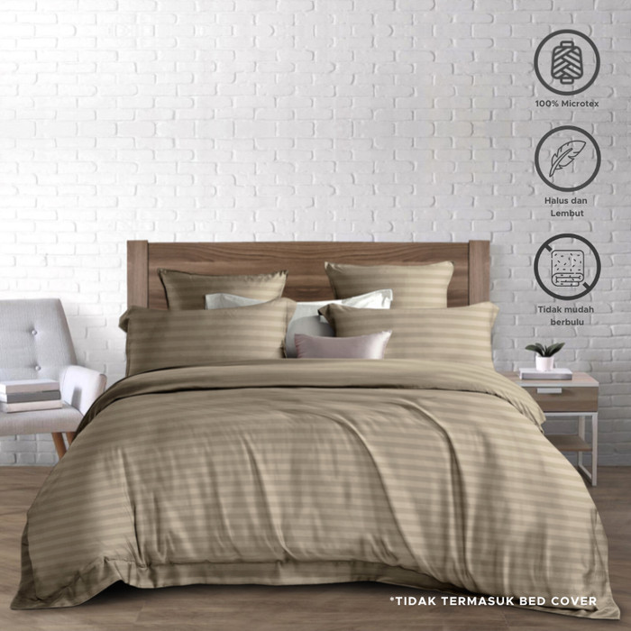 Tomomi - Bedsheet Set / Sprei Set Microtex Dobby Kintaro
