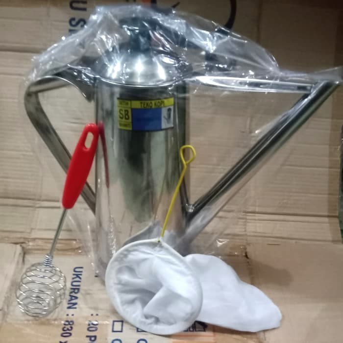 PAKET HEMAT TEKO TEH TARIK / TEKO THAI TEA / TEKO TEH STAINLESS