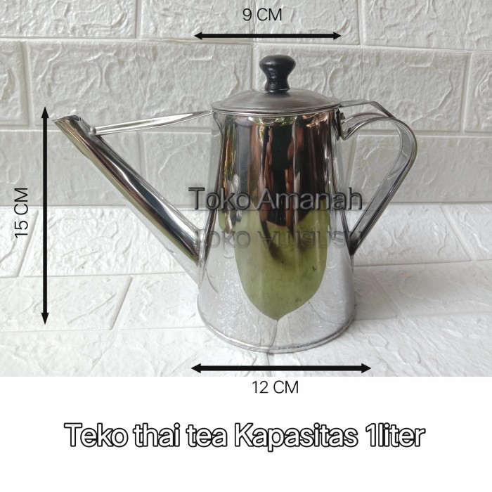 TEKO TEH TARIK TEKO THAI TEA MINI KAPASITAS 1LITER STAINLESS