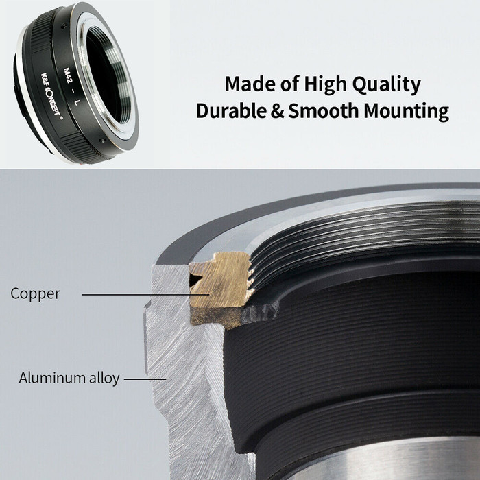 Knf Concept Lens Mount Adapter M42 To L Mount Camera Body