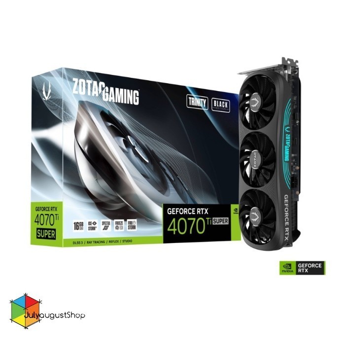 Zotac Gaming Geforce Rtx 4070 Ti Super Trinity Black Edition 16Gb