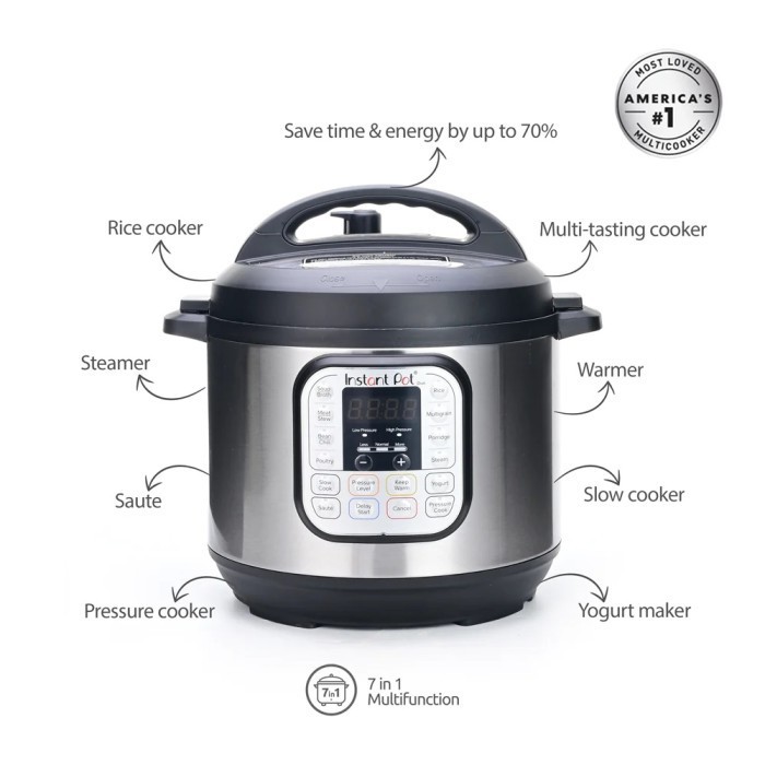 Instant Pot Duo 7-In-1 Electric Pressure Cooker 7In1Pressurecooker