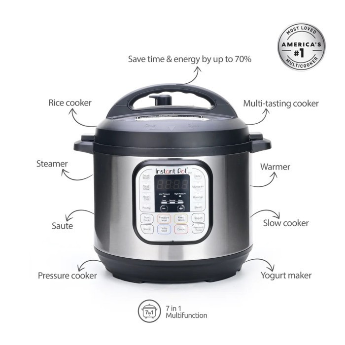 Instant Pot Duo 7-In-1 Electric Pressure Cooker 7In1Pressurecooker