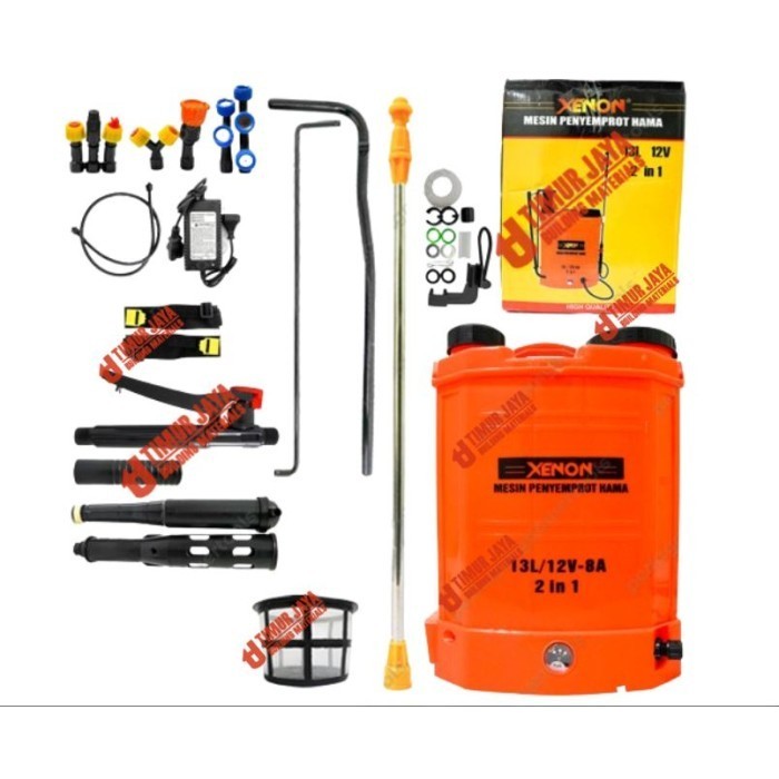 Promo Xenon Semprot Elektrik 12,8L 2 In 1 2 Fungsi Elektric Sprayer