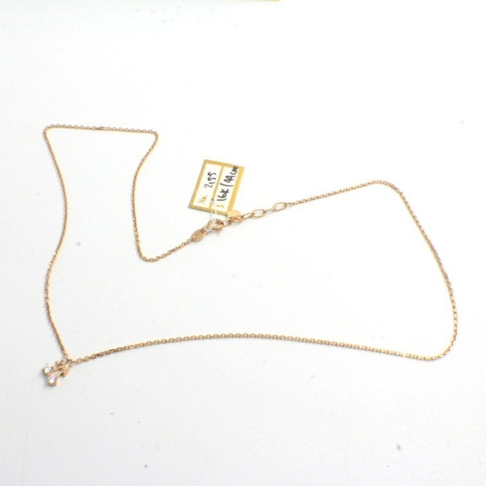 Sbj1000 - Kalung Koyek Emas Kuning Asli Terbaru 16K/700 Kkmk25544 Termurah Terlaris Promo